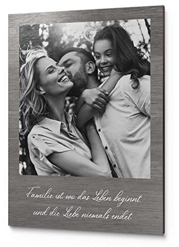 CHRISCK design Wandbild mit Foto selbst gestalten | Foto auf Holz 30x40 cm | Fotobild für Dein Zuhause | Acrylglas Wandbild als personalisiertes Geschenk für Paare Freunde