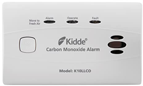 Kidde K10LLCO Ten Year Longlife Carbon Monoxide Alarm with Sealed Lithium Battery