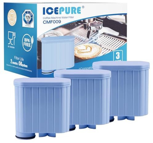 ICEPURE Vattenfilter Kaffemaskin för Philips Aqua Clean Filter och Aqua Clean Vattenfilter, CA6903/10 CA6903/22 CA6903, 3 stycken