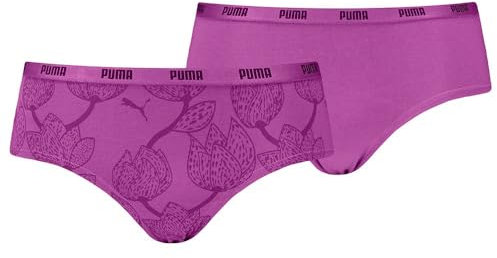 Puma Hipster sous-vêtement, Rose, XS (Lot de 2) Femme