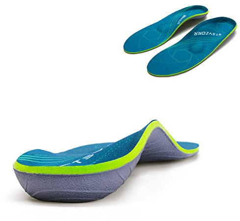 Orthopedic Insoles Plantar Fasciitis Arch Support Flat Feet Heel Spurs and Foot Pain Running Shock Absorption Inserts Size(7-7 1/2)