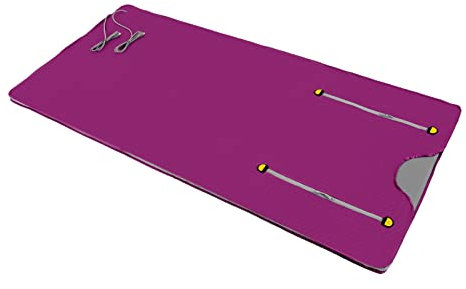 Bastufilt långt infraröd terapi termisk filt infraröd bastu med timer, justerbar temperatur, lämplig för skönhetssalonger, spa, familjer (lila)