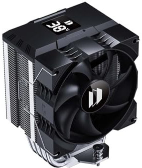 tianwandong 90 affichage numérique 4 caloduc refroidisseur de processeur 92mm ventilateur de refroidissement radiateur refroidisseur d'air for LGA1700/1200 AM4 AM5(NO RGB BLACK_FIXED COLOR)