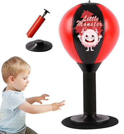 Desktop-Boxsack – Speed-Boxball | robuster Stressabbau-Boxsack | Saugnapf-Boxsack | Stimmungsentlastungsball | Wand-Punchingball Schreibtisch-Boxausrüstung für Wutmanagement