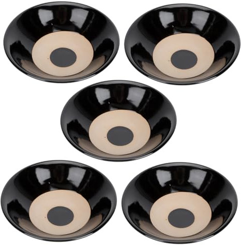 FELTECHELECTR 5pezzi Ciotole Vintage Per Salsa Ciotole Terracotta Antiche Per Per Condimenti Snack e Antipasti Per e Picnic