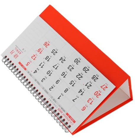 jojofuny Tischkalender Klappkalender Für Schreibtisch Kalender Zum Jahr Der Schlake Monatlicher Planer Freistehender Tischkalender