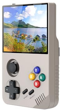 JOYARCH Console di gioco portatile M19 integrata 40000+giochi, schermo IPS da 3,5 pollici 4K console di gioco retrò, lettore per videogiochi 256G con sistema Linux open source e batteria da 3000 mAh
