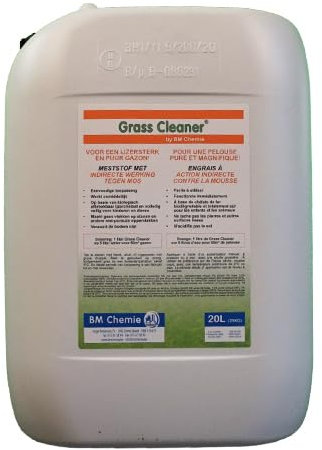 Anti-Moos in Gras und Rasen - Grass Cleaner® 20L - BM Chemie