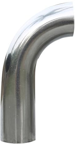 Abgasbogen - 90 Grad Edelstahl Rohrverbinder für Home Brewing, Automotive und -Systeme | Sanitär Klemmfitting, Schweißbare für Handlauf und Übertragung von