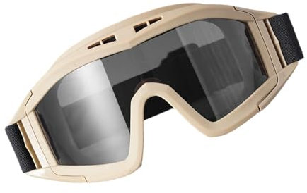 Lunettes de sécurité pour moto - Lunettes de sport - Protection UV - Protection UV - Protection contre la poussière - Confortable - Convient aux amateurs de course dans le désert