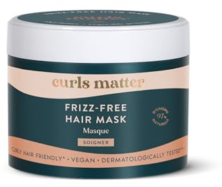 Curls Matter - Masque Nourrissant Cheveux Bouclés - Anti-Frisottis - 300ml | Soin capillaire réparateur et nourrissant. Formule frizz-free pour hydrater en profondeur les boucles. Sans frisottis.