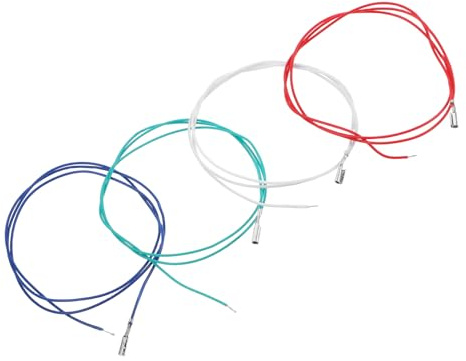 Cable de Cabezal de Fonógrafo Estéreo para Tocadiscos, 4 Piezas