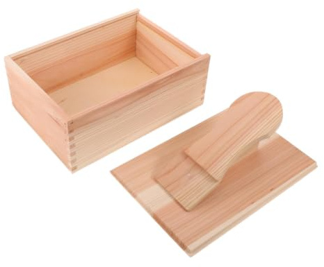 INOOMP Wooden Shoe Shine Storage Box with Compartments and Foot Rest, Space-saving Organizer for Shoe Care Tools, Beige Wood Case Suitable for Home and Commercial Environments