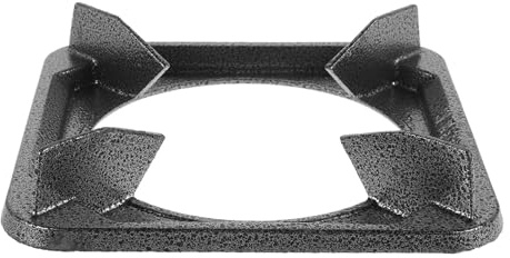 ibasenice Rejilla para Estufa de Gas de Hierro Negro 7x7x1.37 Pulgadas Anillo de Soporte para Wok para Uso en Cocina Doméstica y Fogones de Gas
