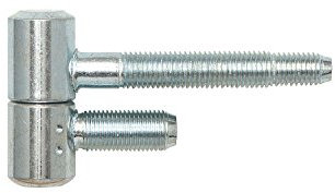 SECOTEC Türband zweiteilig für Stahl-Türstöcke; 16 mm; verzinkt; Tür-Scharnier; Aufschraubbänder; 2 Stück