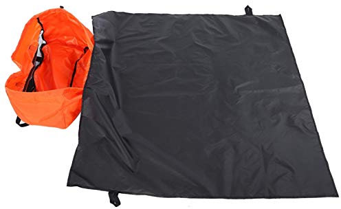 FastUU Rope Kit Bag ， Verstellbarer Klettertasche mit Schultergurt ， zum Platzieren von Kletterseilen für den Außenbereich(Orange)