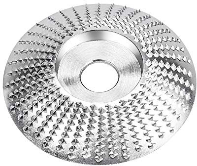 KUPINK Disque de Meuleuse d'Angle Bois Carbure de Tungstène Meule Sculpture Disque Abrasif Façonnage Polissage Meule Plaque Diamètre Extérieur 85 mm