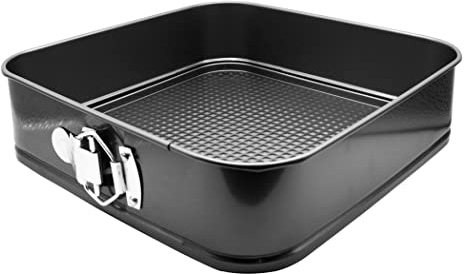 Abcsea 1 Pezzo Stampo per Dolci, Teglie per Dolci, Teglia per Budino, Stampi per Dolci da Forno, Tortiera Apribile 26 cm, Senza PFOA, Robusto Acciaio al Carbonio da 1 mm, 1 Fondo