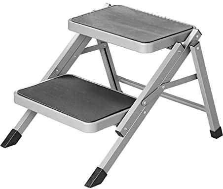 Doppeltrittstufe faltbar bis 150KG, gummierte Stufen, Einstieghilfe Wohnwagen