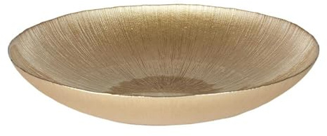 HOME DECO FACTORY Vierkantreibe aus Edelstahl für Käse und Gemüse Silber | Salatschüssel aus Glas, elegantes Design, für Obstsalate und Suppen, Geschirr, leicht zu reinigen, goldfarben