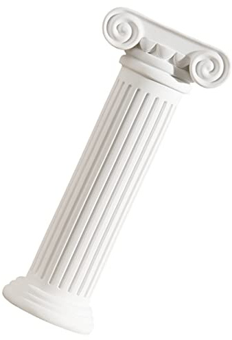 OFFSCH Colonna Decorativa Romana Vaso per Fiori Artificiali e Ortensie in Resina Bianca Resistente e Non Facile da Rompere, per Feste e Hotel