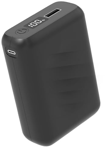 GAROERFAR 20 000 mAh batteri för uppvärmd väst - 22,5 W snabbladdning Power Bank med LED-display och CC7,4V utgång för uppvärmda jackor, tröjor och byxor, kompatibel med iPhone, iPad, Samsung.