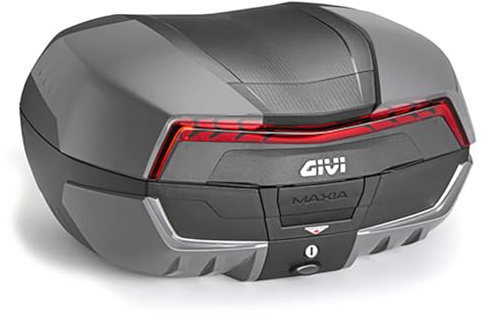 GIVI Maxia 5 58 Liter Topcase (Graphit mit rot reflektierend)