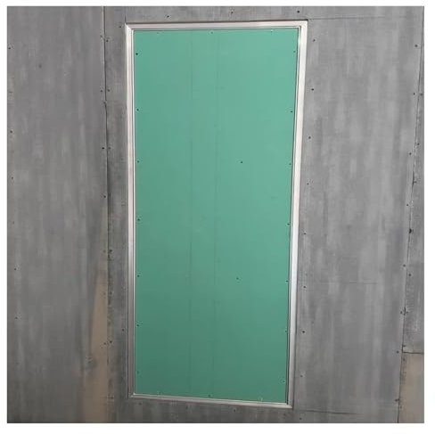 Zugangstür 16x16 24x24 IN Unsichtbare Zugangstür, Brandschutz-Zugangspaneel Mit Aluminiumlegierungsrahmen & Versiegelten Akustikstreifen, Große Trockenbau-Zugangspaneele Wasserdicht(30x75in(750x1900mm