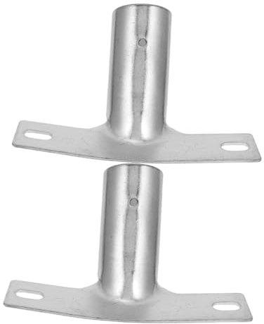 Yardenfun 2pcs Telescopic Broom Handle Bracket Replacement Kit Durable Mounting Tip for Quick Setup Compatible with Threaded Poles for Improved Cleaning Performance