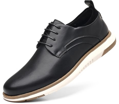 DADAWEN Homme Ville Chaussure Business Chaussures à Lacets Comfort Respirant Affaires Léger Dressing Oxford Chaussure Derbys Cuir