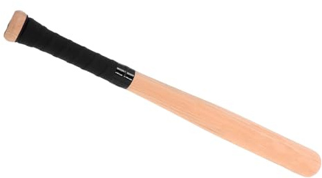 Mazza da Baseball in Legno Massello, Bastone Unico Modellato