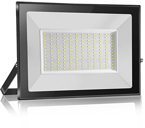Probapro 150W LED Strahler Außen 6000K Kaltweiß 1 Stück | 15000LM Scheinwerfer, IP65 Wasserdicht Fluter, Aussenstrahler Für Hinterhof, Garten, Werkstatt