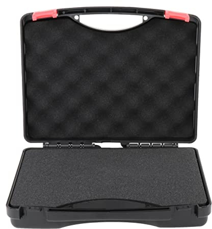 F Fityle Multifunktions-Schutz-Werkzeugkasten mit Schwamm, wasserdichter Schaumstoff-Organizer, DIY-, langlebig, stoßfest, leerer Koffer für den, 281 mm x 230 mm x 82 mm