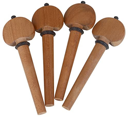 Milisten 4stücke Holz Stimmwirbel Für Cello Ersatz Tuning Pegs String Instrument Zubehör Teil Mit Rutschfestem Knopf Für Einfachen Gebrauch
