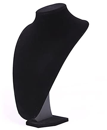 Schmuckständer/Schmuckhalter Elegante schwarze Halskette Büste, Schmuckanzeige-Modell for Heimspieler Regale und Business Showroom Fair, Multi-Size Schmuckaufbewahrung ( Color : 3pcs , Size : XXL )