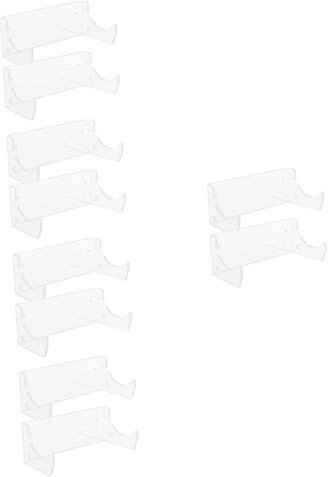 Ciieeo 5 Juegos 5 Juegos De Soporte De Rodillo Ganchos Para Estante Montaje En Pared Estante Para Ropa Rodillos Perchas De Almacenamiento Soporte De Exhibición Percha 2 piezas * 5