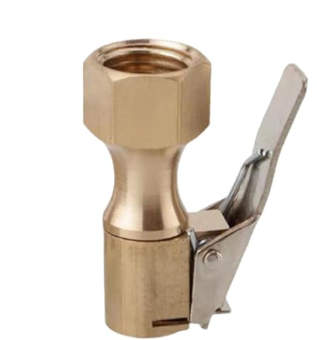Luftfutter, 1,5 x 3,4 cm, robustes Kupfer-Reifenfüllgerät, 1/4 Zoll, abnehmbarer Luftkompressor-Aufsatz, Automobil-Luftfutter für Auto, LKW,