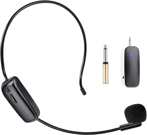 Générique Micro Serre Tete sans Fil 50 m portée amplificateur de Voix système d'amplification de Haut-Parleur de scène adapté aux Enseignants