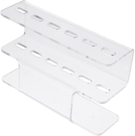 Healeved Présentoir Acrylique pour Pinces à Épiler et Extensions Cils Support de Rangement Professionnel pour Salon et Domicile Organise Accessoires Beauté
