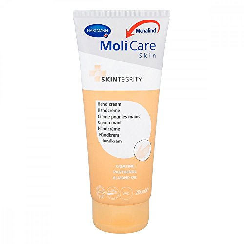 Molicare Skin Handcreme mit Creatin, Panthenol und Mandelöl 200 ml | Hartmann Molicare