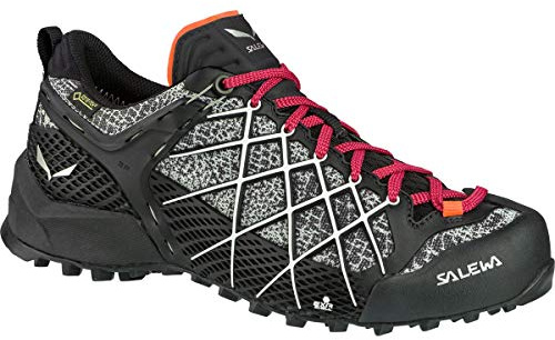 Salewa Wildfire Women's Approach Shoes, Black White, 43 EU