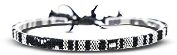 Made by Nami Surfer Anklet for Men and Women Waterproof and Adjustable Surfer Ankle Bracelet String Ankle Bracelet Beach Accessory for Ethnic Hippie Style (Black)