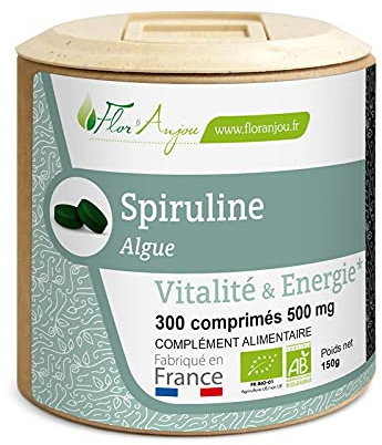 Spiruline BIO en comprimés (Pot de 500 comprimés)