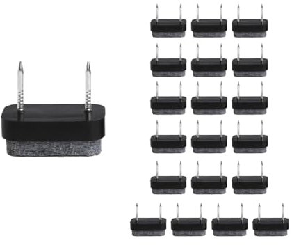 QKEPCY 20 Stück Rechteckige Möbelgleiter Filzgleiter Stuhlgleiter Bodenschoner Nagelgleiter Kratzschutz Möbelschutz