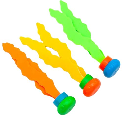3Pcs Seagrass Diving Toys Swimming Pool,Sinking Toys Swimming Sinkers for Kids, Seagrass Swim Pool Sinkers,Bath Seagrass Water Toy Underwater Training Pool Toys for Kids 7-12 Girls Boys Pool Games