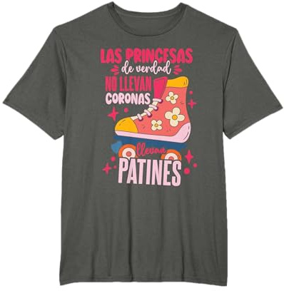 Patinaje Patín Chica Roller Camiseta