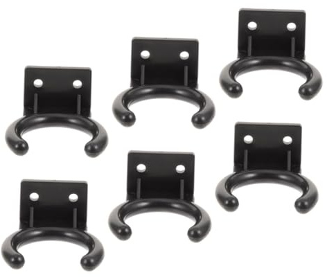 Mikrofon Wandhalterung 33mm 1 Satz, Schwarz, Kunststoff für Ktv | Schlitzdesign, Sichere Wandmontage, Robuste Struktur, Geeignet für Familien Ktv und Ktv Einsatz