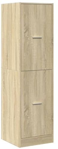 vidaXL Apothekerschrank Sonoma-Eiche 40x41x144,5 cm Holzwerkstoff
