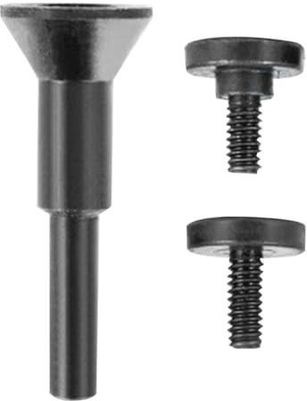 Mandrin de montage pour meules à tronçonner, mandrin de meuleuse | Mandrin d'arbre d'outil rotatif de meuleuse de matrice d'acier au carbone pour la meuleuse de matrice | Accessoires de meuleuse