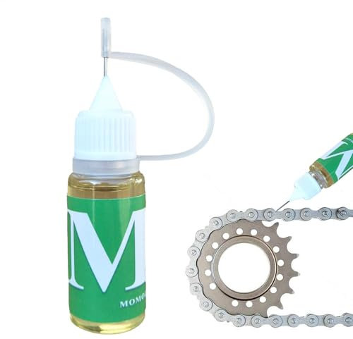 Lubrificante per Catena della Bicicletta 10ml - Olio Resistente alle Alte Temperature per Mountain Bike - Formato Portatile